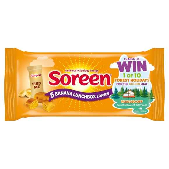 Soreen 5 Banana Lunchbox Loaves 150g